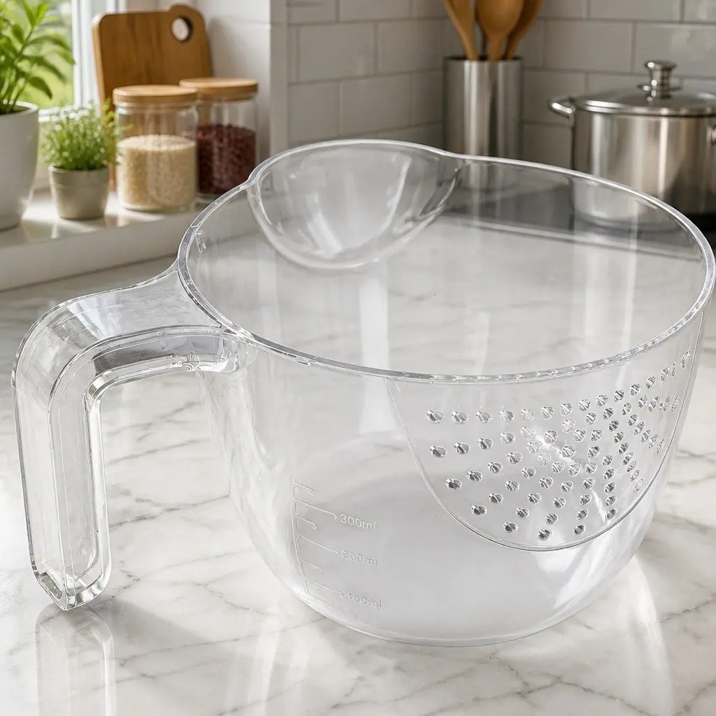 Cereal Dispenser Food Grade Plastic 12L White and Grey