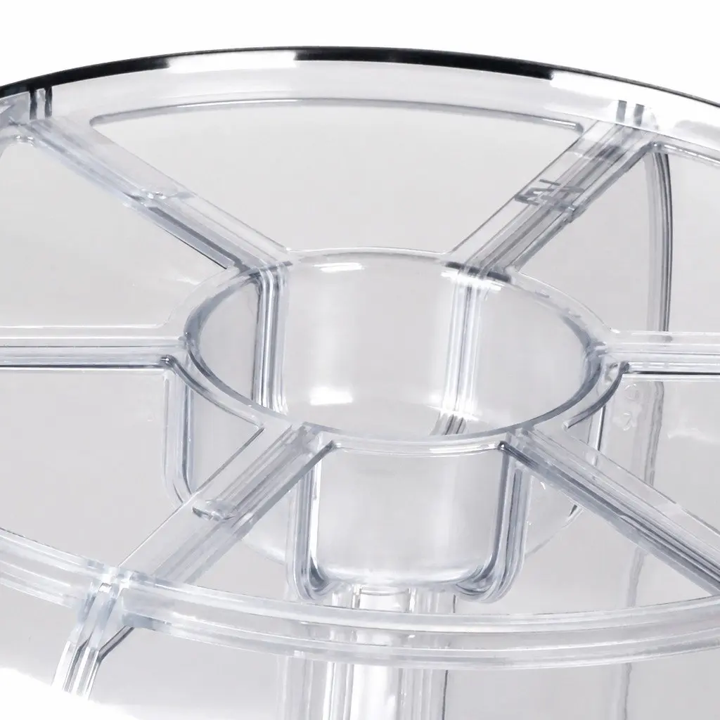 Cereal Dispenser Food Grade Plastic 10kg White Rotating Storage Container