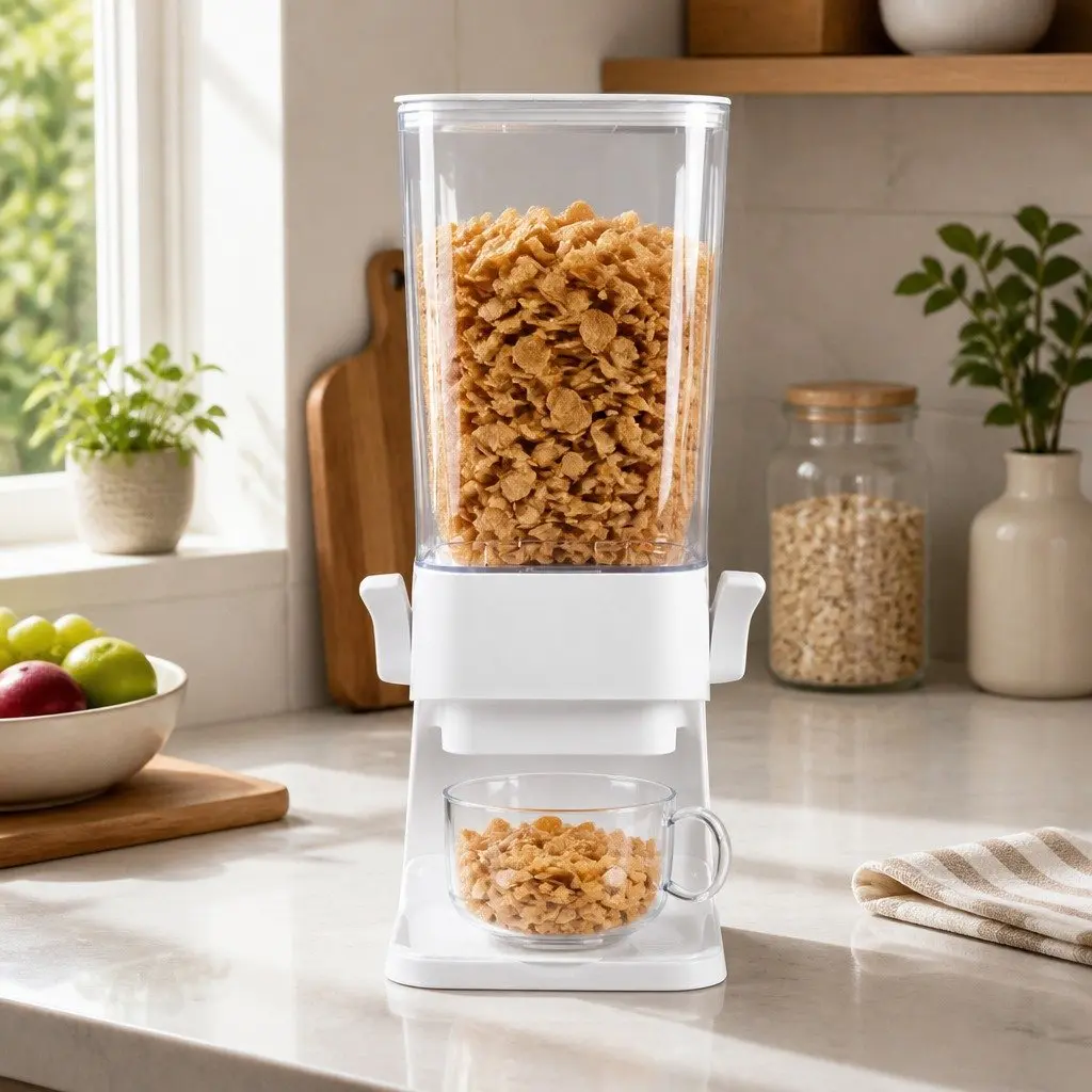 Cereal Dispenser PS and PP 5.5L White