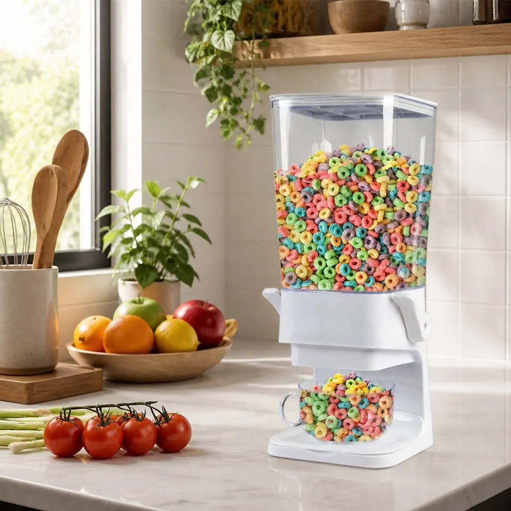 Cereal Dispenser PS and PP 5.5L White