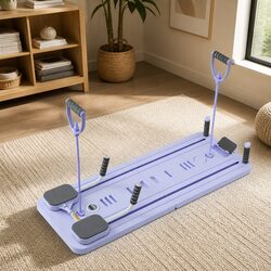 Pilates Board Foldable Reformer Multi Functional Full Body Exercise Trainer