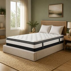 Comfort-Driven King Single Euro Top Pocket Spring Mattress