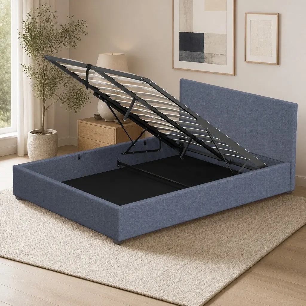 Gas Lift Bed Frame to Maximize Bedroom Space