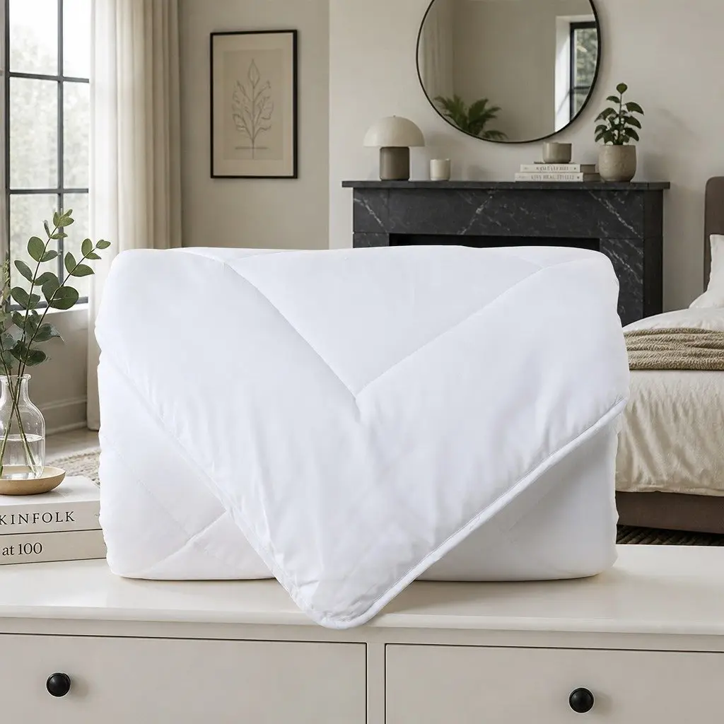 Double Quilt Eco-Silk Touch 260GSM Lightweight Breathable Bedding Comforter 180cm x 210cm
