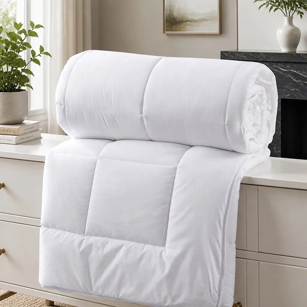 Double Quilt Eco-Silk Touch 260GSM Lightweight Breathable Bedding Comforter 180cm x 210cm