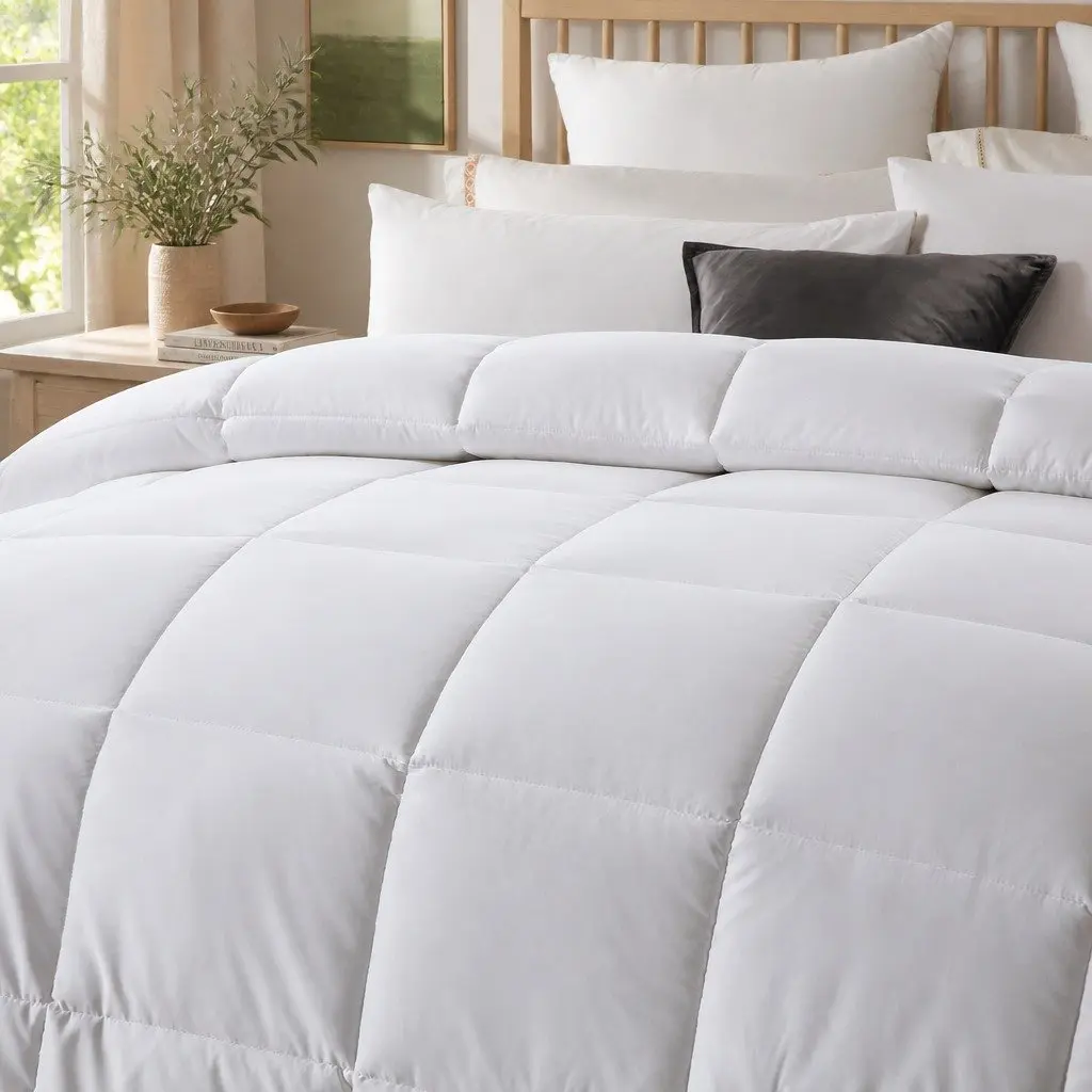 Double Quilt Eco-Silk Touch 260GSM Lightweight Breathable Bedding Comforter 180cm x 210cm