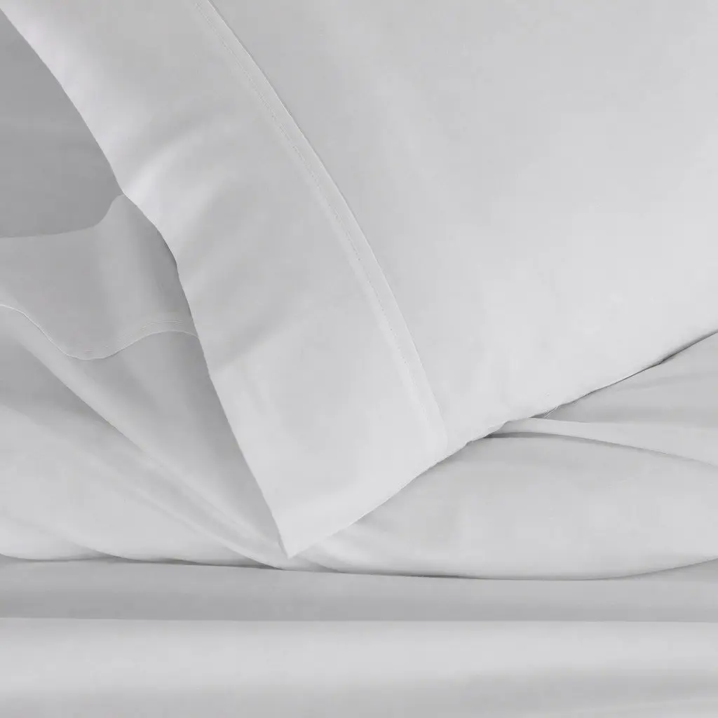 Queen Bamboo Cotton Sheet Set 1000TC Cool Grey Flat Fitted Pillowcases