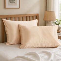 Practical Twin Pack of Mulberry Silk Pillowcases for Your Home