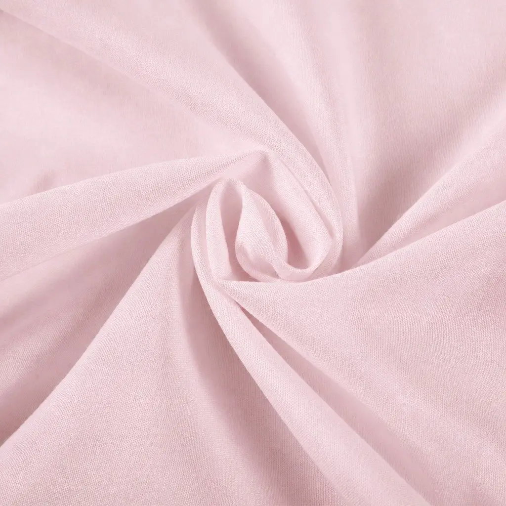 Sheet Set Satin Microfibre 1200TC 4 Piece Deep Pocket Soft Pink