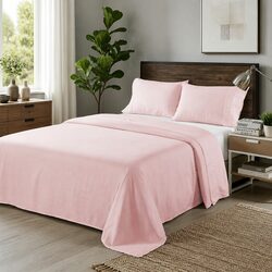 King Bamboo Blend Sheet Set 1000TC Soft Breathable All-Season Bedding