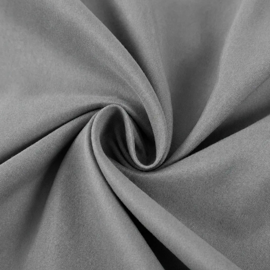 Cooling Sheet Set Microfibre Blend Bamboo Single Bed 2000TC Mid Grey Soft
