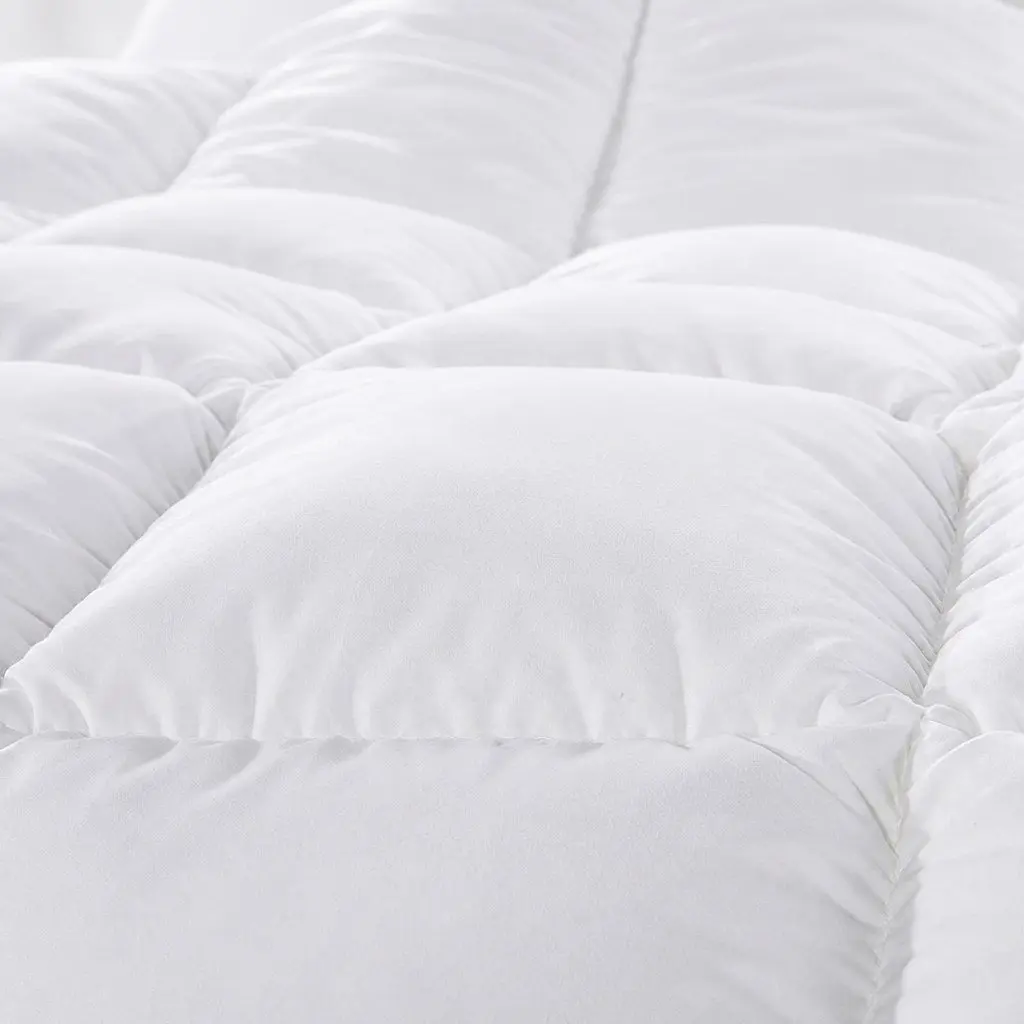Goose Feather Down Quilt 500GSM Cotton Cover Single All-Season Warmth