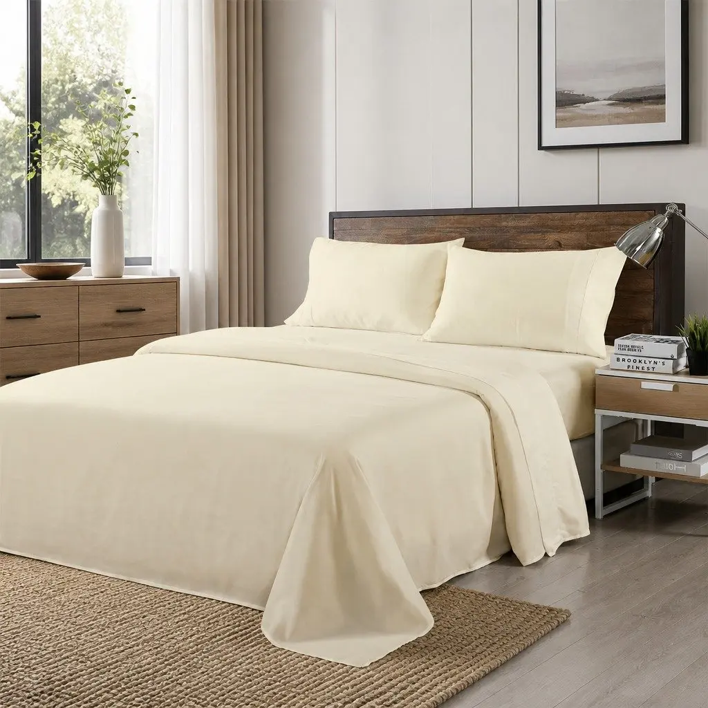 Bamboo Blend Sheet Set for Double Beds 1000TC