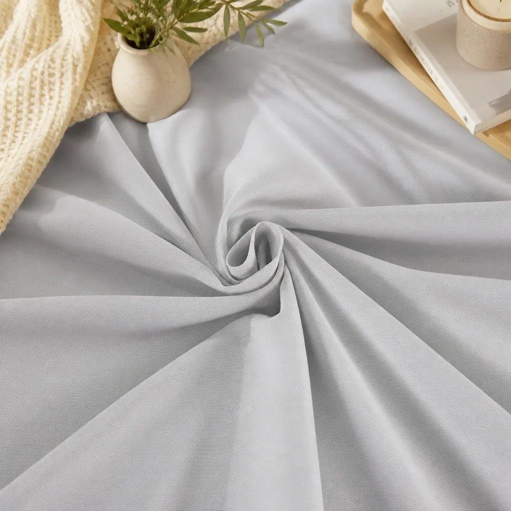 Double Bed Sheet Set Bamboo Blend Warm Grey 1000TC Soft Silken Breathable