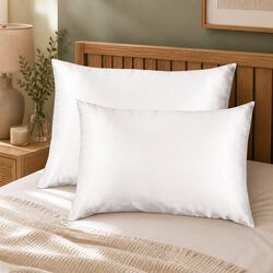 Practical Mulberry Silk Pillowcase Twin Pack for Home Use