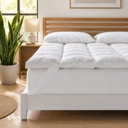Versatile King Single Duck Feather Down Mattress Topper