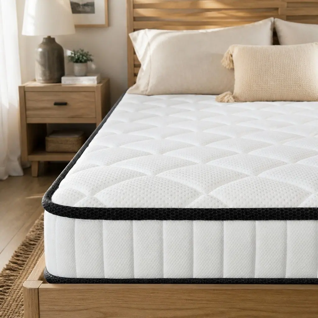 King Mattress Bonnell Spring 5-Zone Pressure Relief Foam Support Bed 183cm