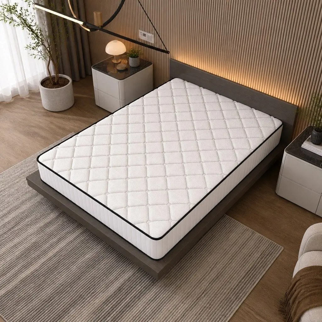 King Mattress Bonnell Spring 5-Zone Pressure Relief Foam Support Bed 183cm