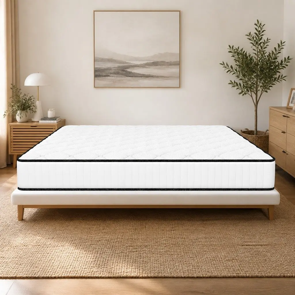 King Mattress Bonnell Spring 5-Zone Pressure Relief Foam Support Bed 183cm