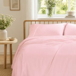 King Bed Sheet Set 1000TC Bamboo Cotton Blend Flat Fitted Pillowcases Bedroom