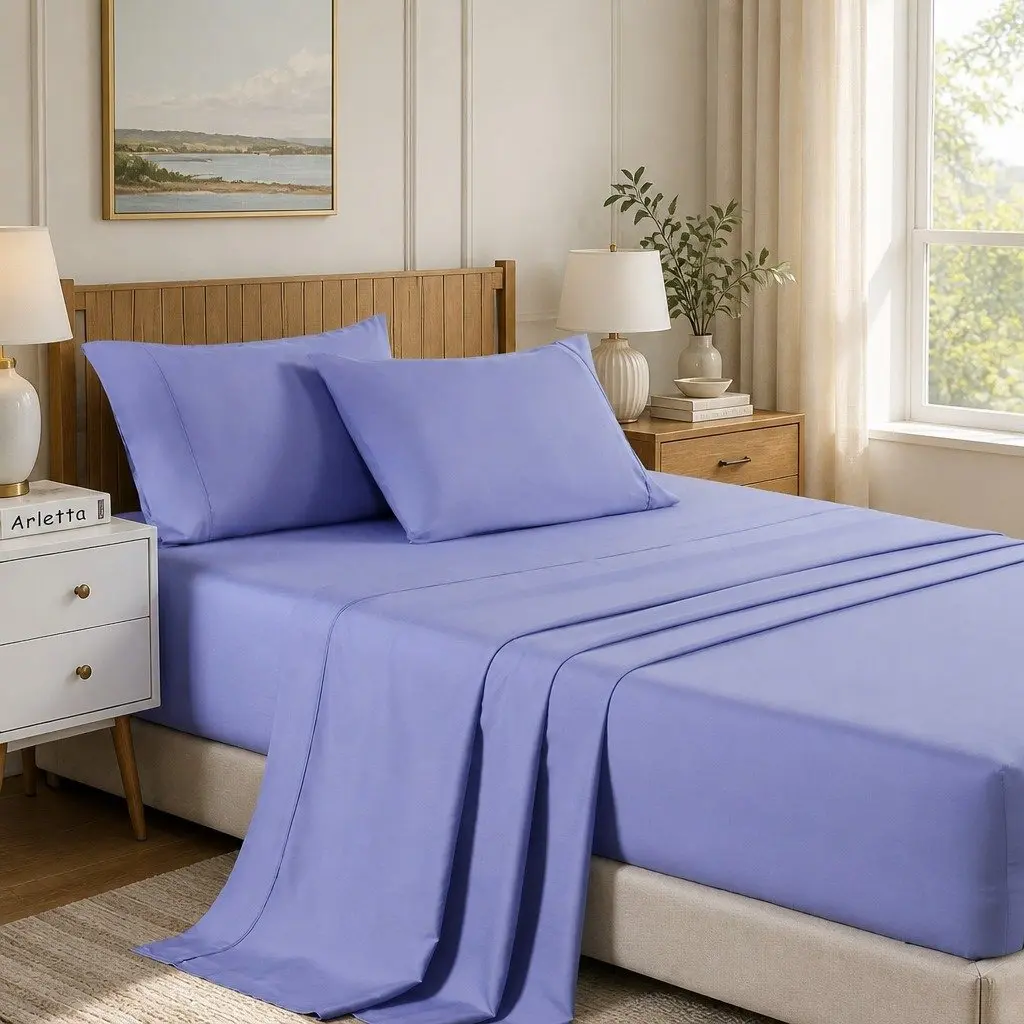 Bamboo Cooling Sheet Set King for Year-Round Comfort