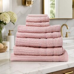 Versatile 8 Piece Egyptian Cotton Towel Set for Daily Use