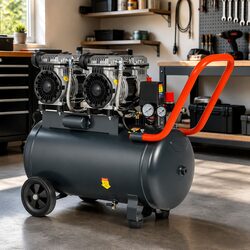 50L Air Compressor 3.0HP Oil-Free: Ideal for Home Use
