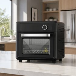 Air Fryer Oven 20L LCD Touch Control Electric Kitchen Cooking Appliance Black