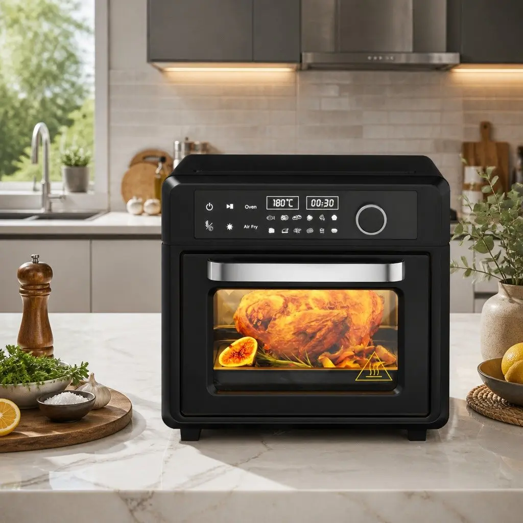 Air Fryer Oven 20L Stainless Steel Black