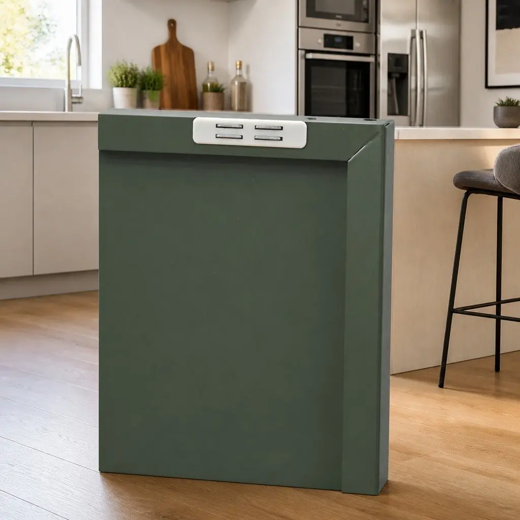 Buffet Sideboard Cold Rolled Steel 100cm Green