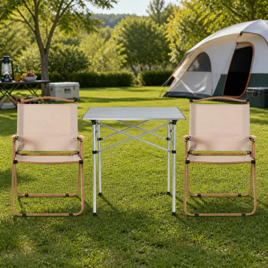 3-Piece Picnic Table and Chairs Set