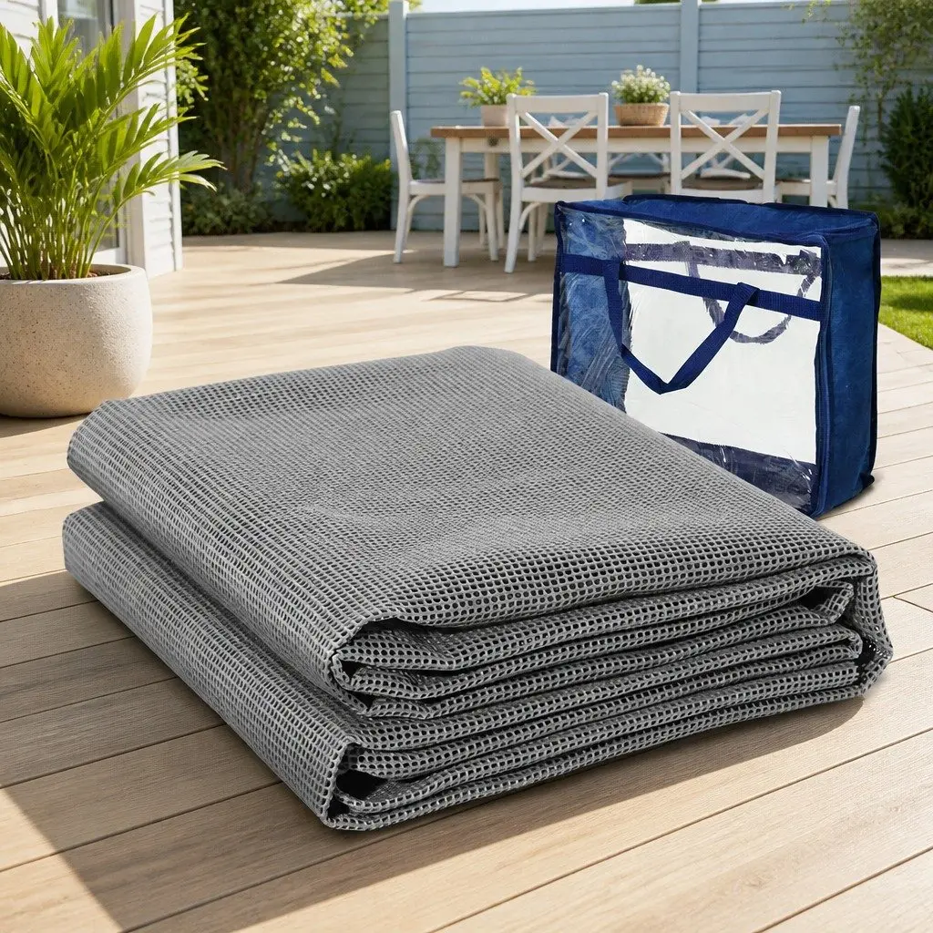 Annex Matting Floor Mats 6M x 2.5M Breathable Grey