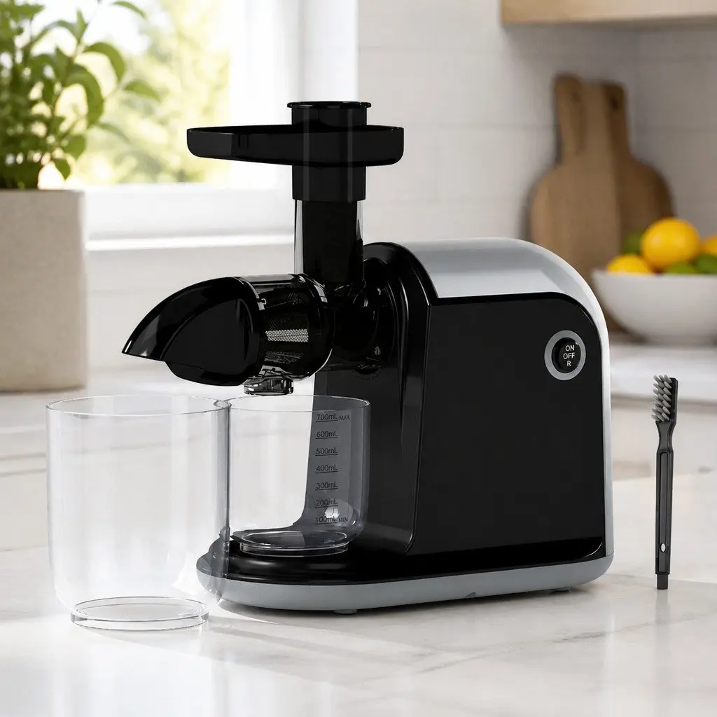 Cold Press Masticating Juicer 150W BPA-free Tritan Black
