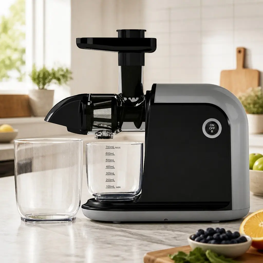 Cold Press Masticating Juicer 150W BPA-free Tritan Black