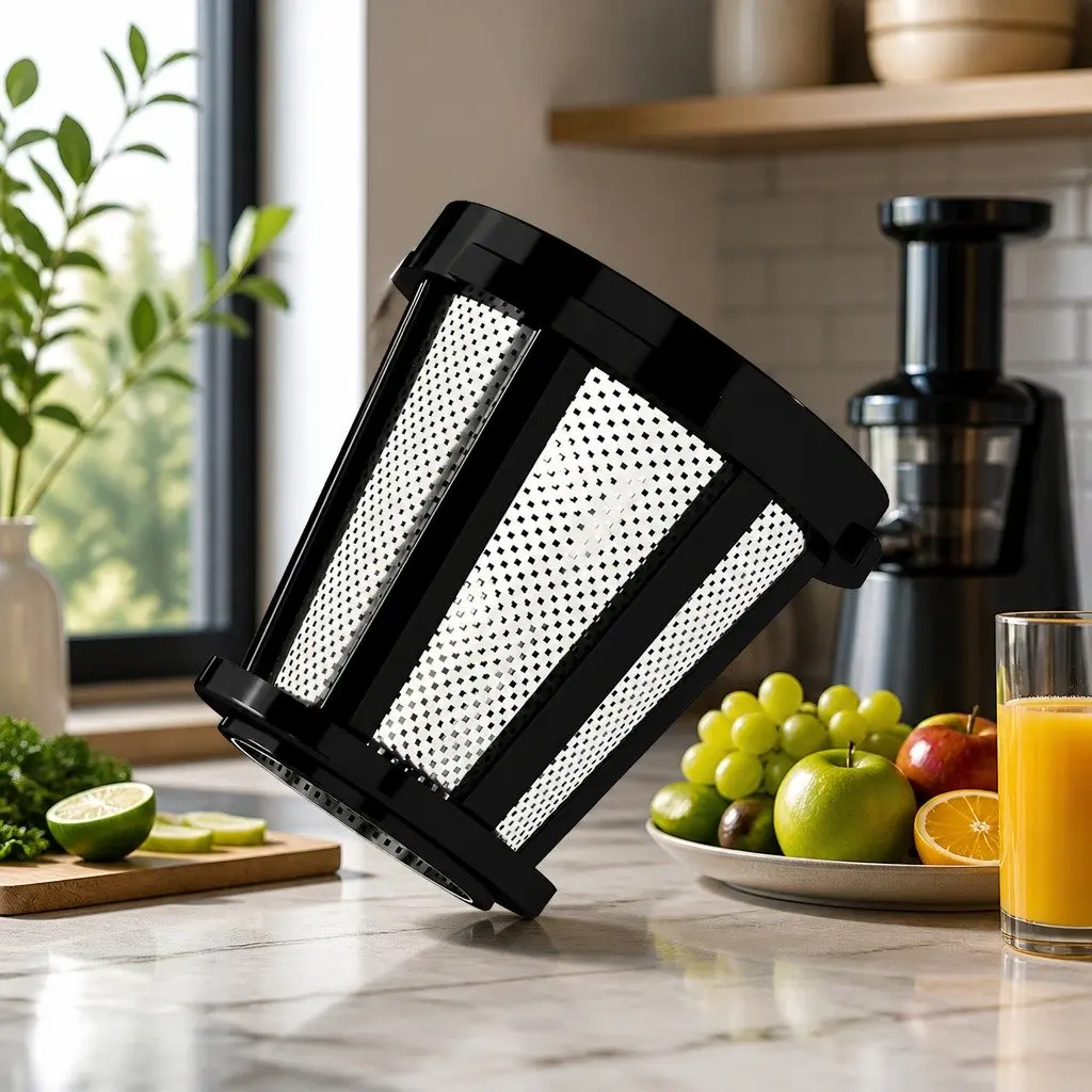 Cold Press Masticating Juicer 150W BPA-free Tritan Black