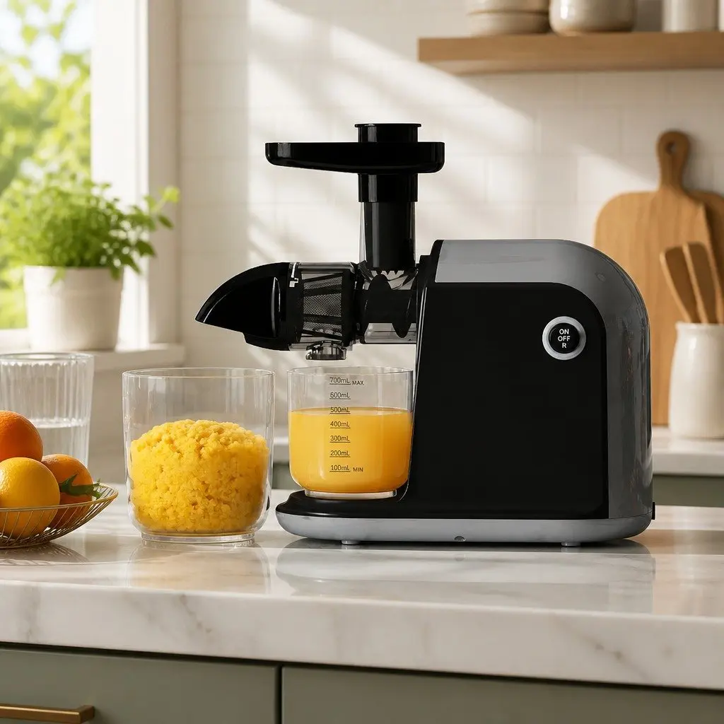 Cold Press Masticating Juicer 150W BPA-free Tritan Black