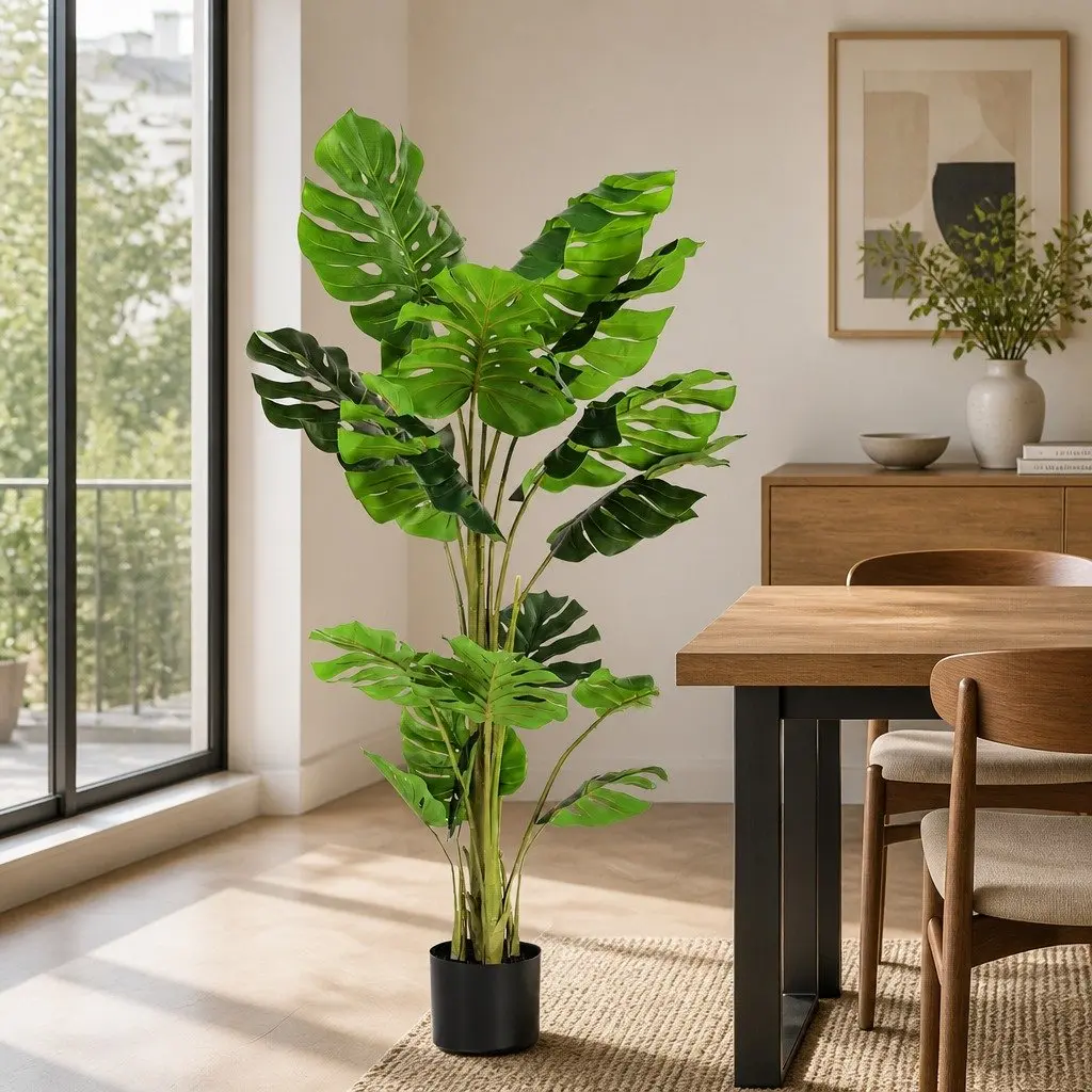 140cm Faux Monstera Tree for Home Decor