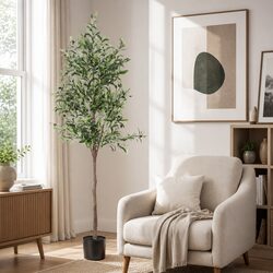 Practical 180cm Olive Tree for Your Living Space