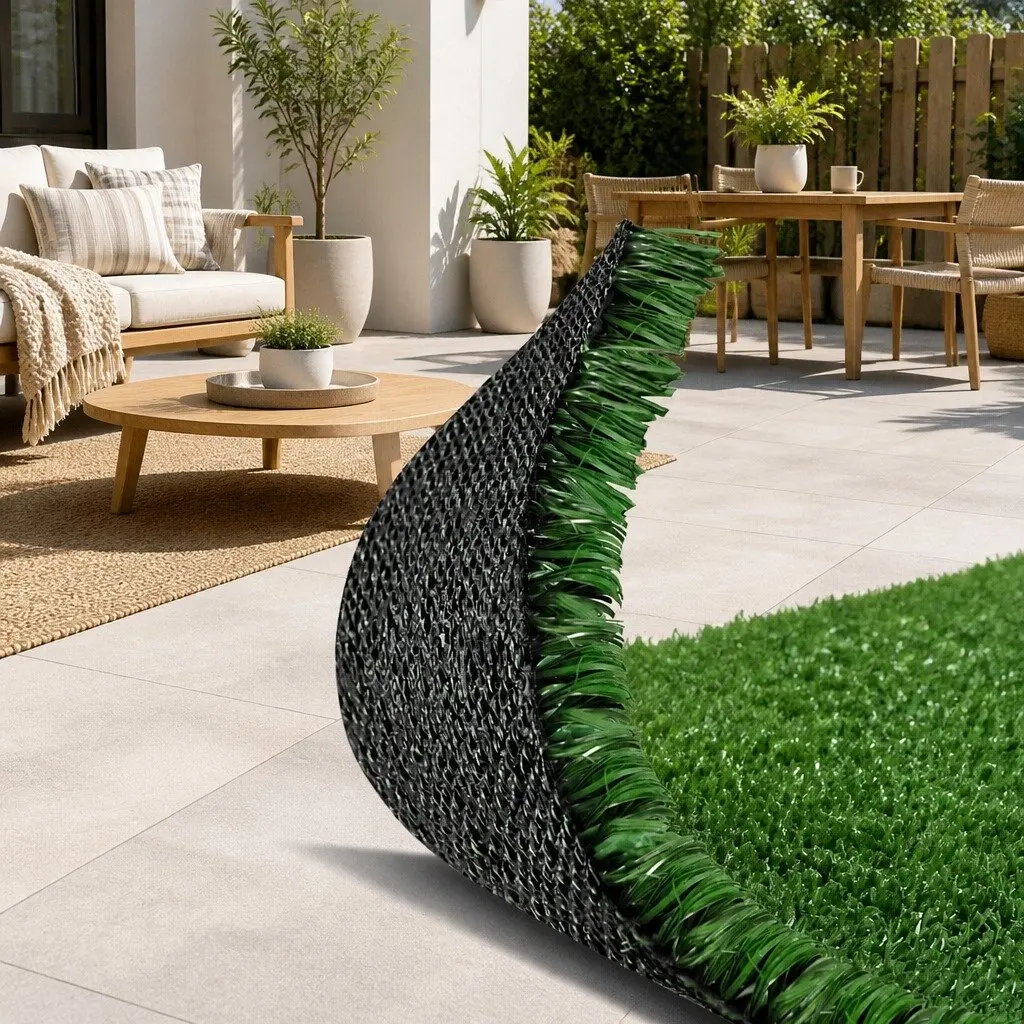 Synthetic Turf Artificial Grass 2M x 5M 10mm Olive Green for Outdoor Lawn Garden Patio