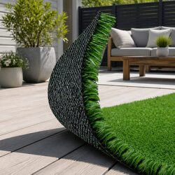 Versatile Olive Green Synthetic Grass for Any Area