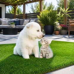 Versatile Olive Green Synthetic Turf for Various Uses 2m x 5m