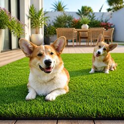 Versatile Synthetic Turf for Lawns and Patios 2m x 5m