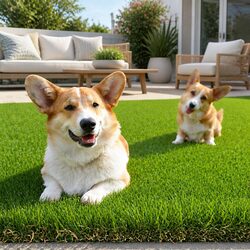Artificial Grass Synthetic Turf 30mm Thick 1m x 20m Roll Fake Lawn Garden