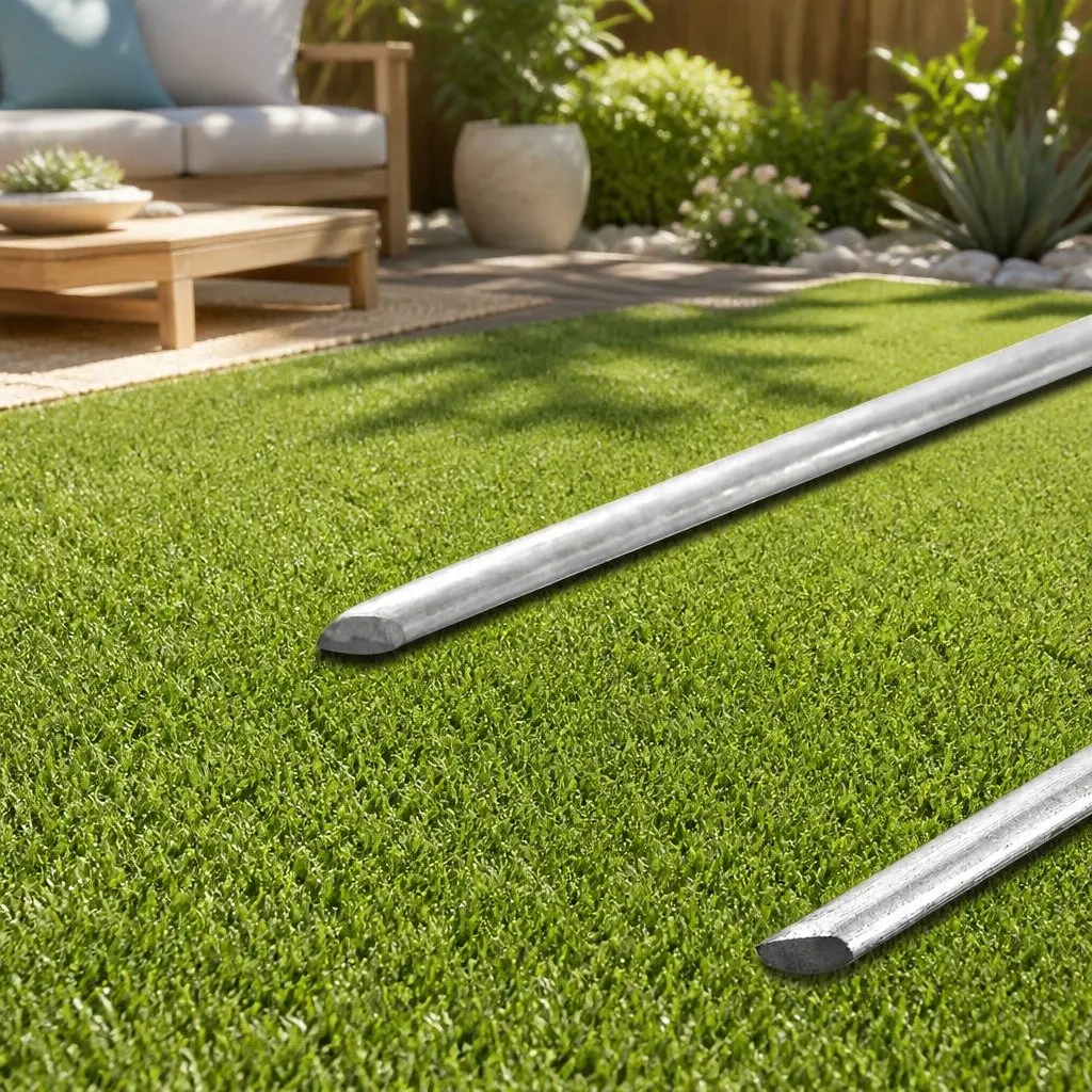 Synthetic Grass Pins Galvanized Steel 150mm U-Shape 200 Piece