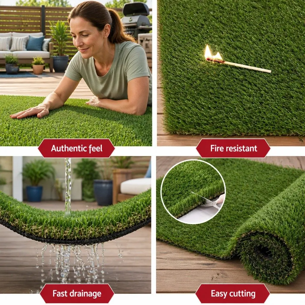 30mm Synthetic Grass for Various Outdoor Uses