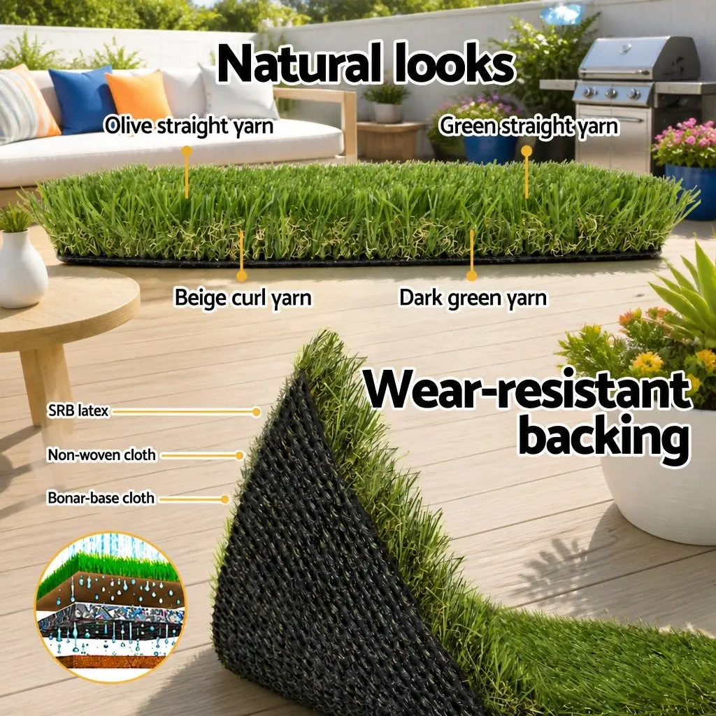 30mm Synthetic Grass for Various Outdoor Uses