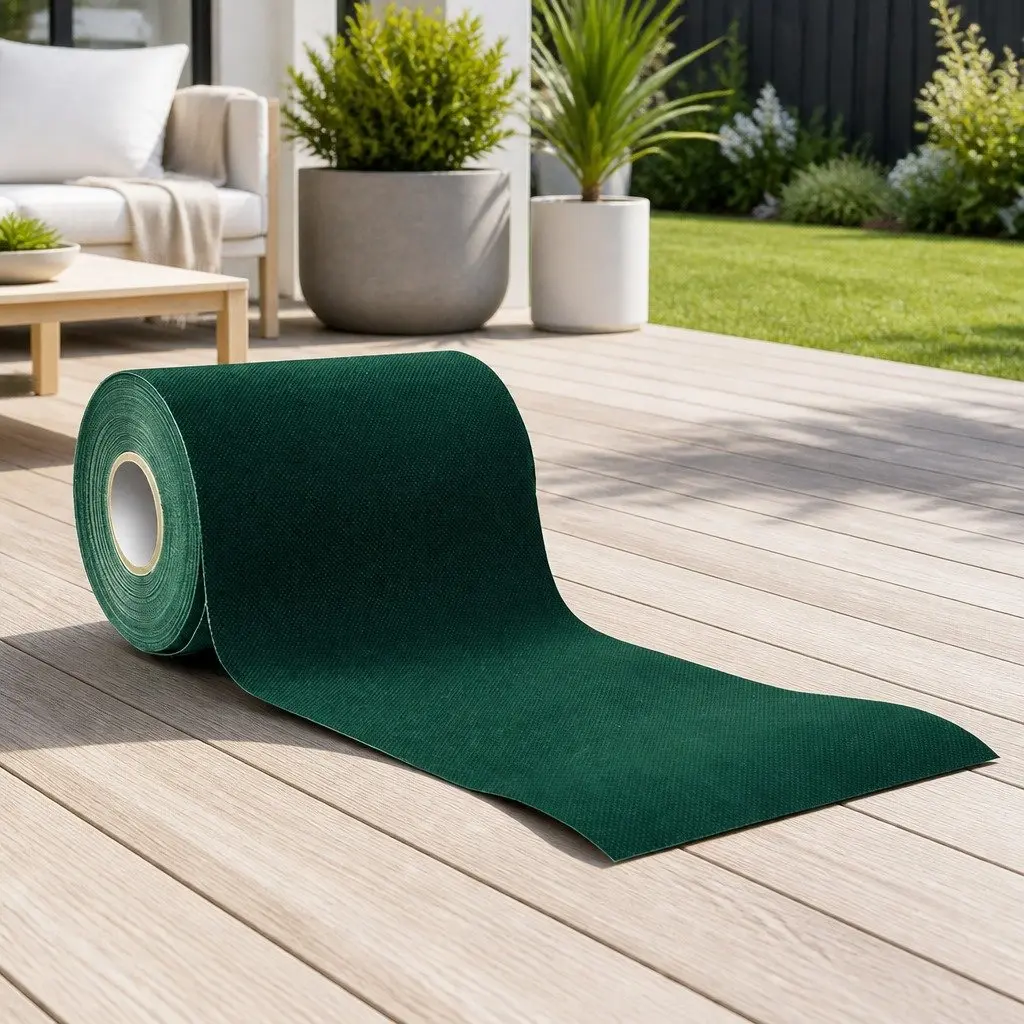 Artificial Grass Tape Non-Woven Fabric 15cm x 10m Self-Adhesive Olive