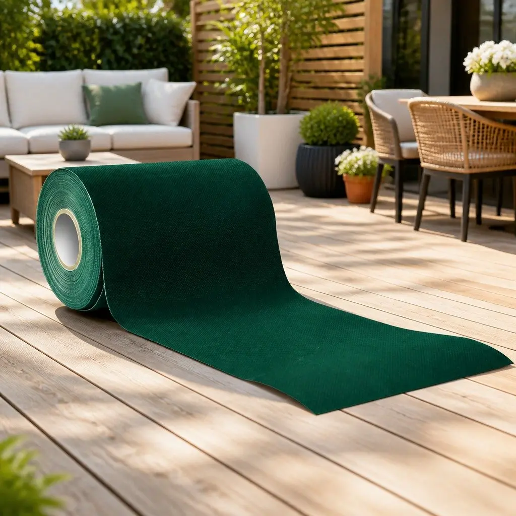 Artificial Grass Joining Tape Non-woven Fabric 20m x 15cm Green Self Adhesive