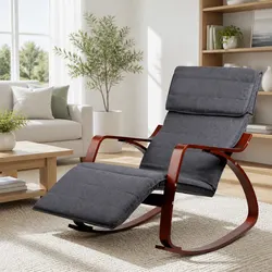 Comfortable Rocking Armchair for Relaxation at Home