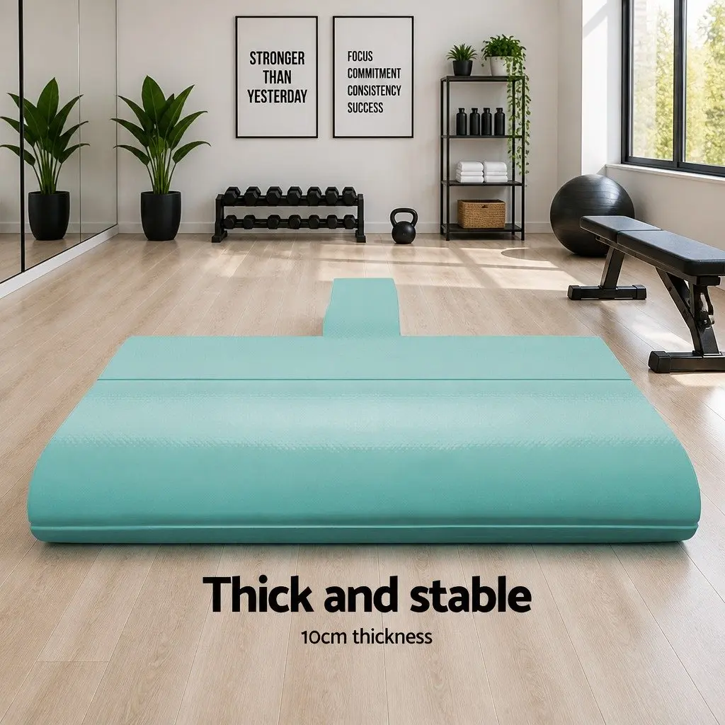 Inflatable Air Track Mat 5M Gymnastics Tumbling Floor Grey